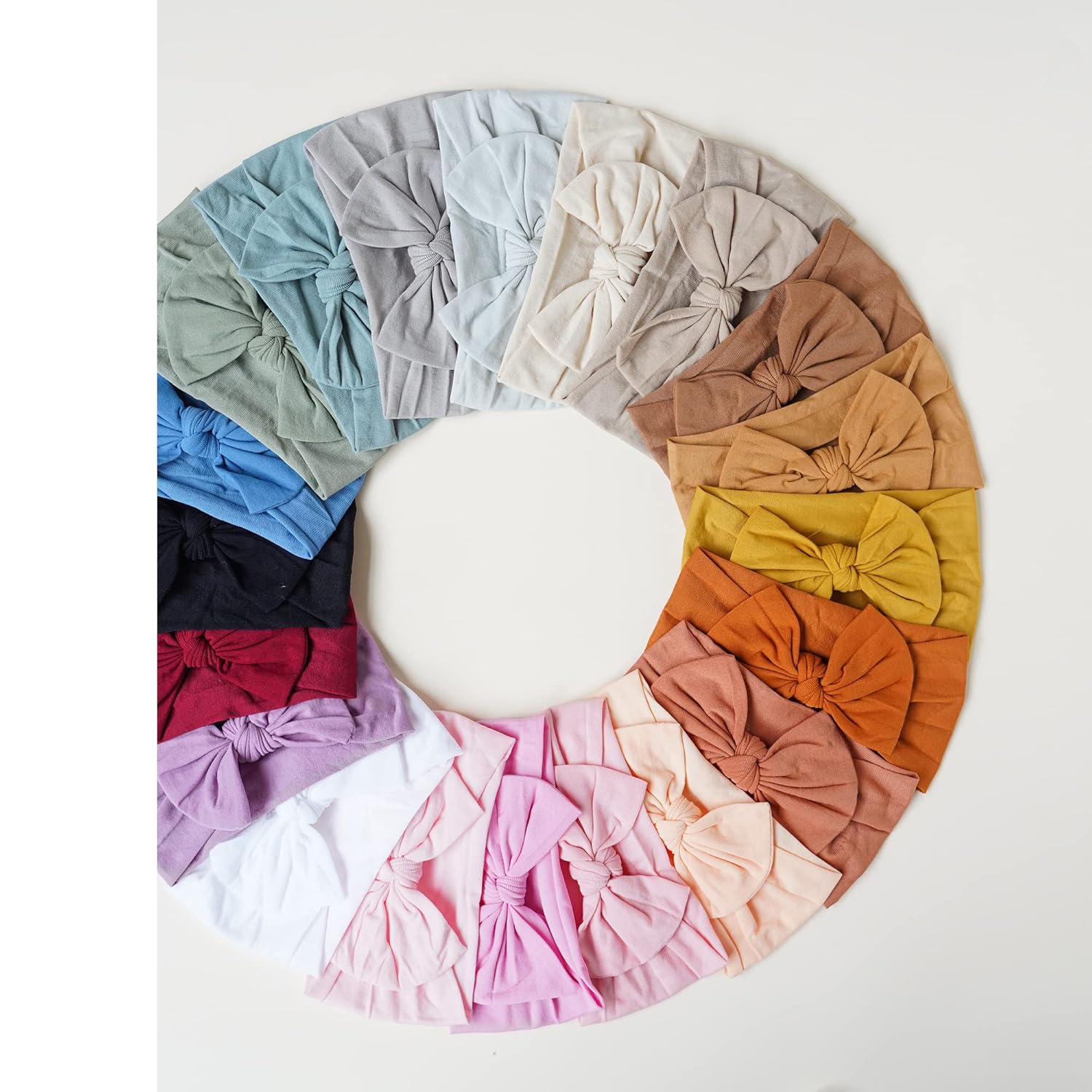 Prohouse 20PCS Baby Nylon Headbands Hairbands Hair Bow Elastics for Baby Girls Newborn Infant Toddlers Kids - Image 7