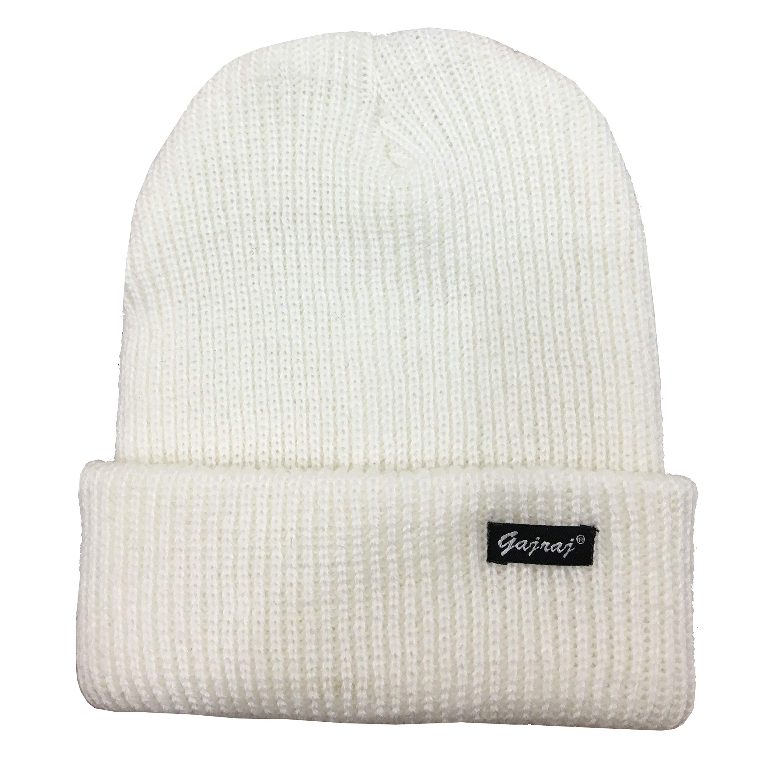 Gajraj Knitted Beanie Skull Cap Warm Winter Woolen Cap for Men and Women-picture-35