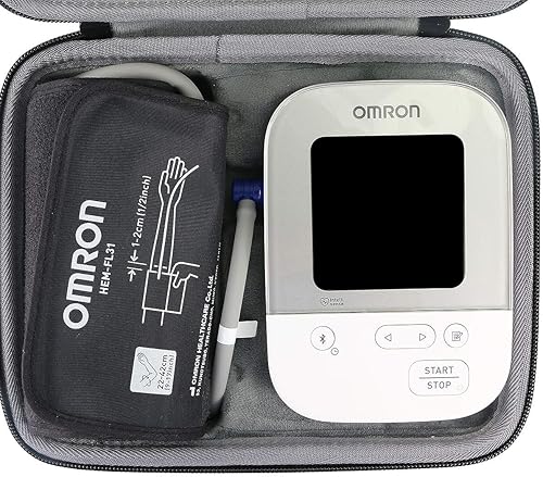 Miniatura 2 de co2CREA Estuche rígido para OMRON Silver M4 Monitor de presión arterial superior brazo brazalete BP5250 BP7250 HEM-7156 HEM-7155T, reemplazo de