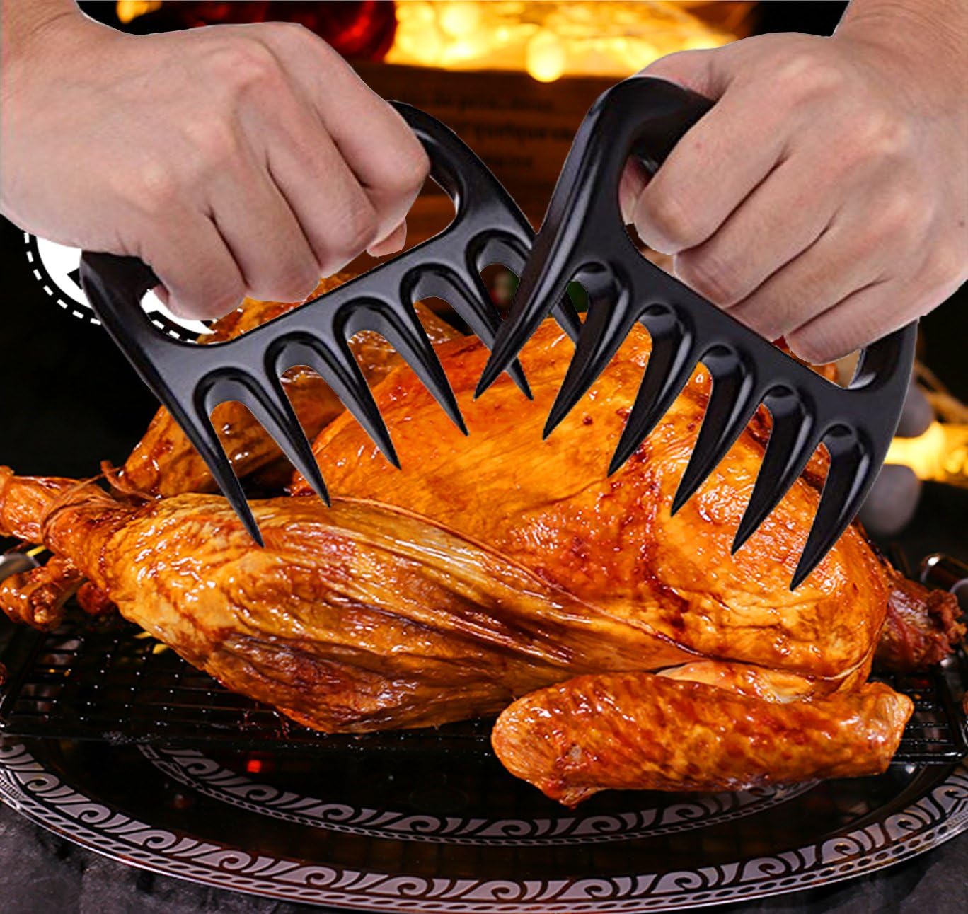 supersuper Meat Claws Pulled Pork Shredder Claws,Barbecue Meat Claw,Shredding Handling & Carving Food,BBQ Tool