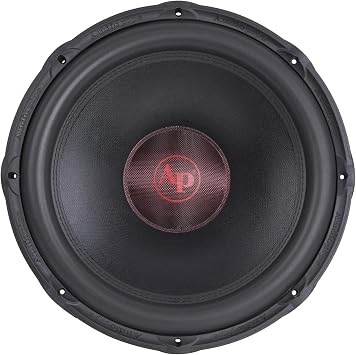 Audiopipe 18 Quad Stack Composite Cone Subwoofer (TXX-BDC-IV-18), Superior Performance, 3400W, 4 Magnets, BASV Voice Coil, Aluminum Basket, Multi-Connect, Non-Press Paper Cone, 2 x 4 Ohms