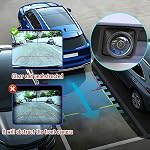 4PCS Car Camera Lens Protector, HD Clear Car Backup Camera Protective Sticker, Anti-Rain Waterproof Reversing Camera Cover, Anti-Scratch Universal Shield Film for Auto Truck SUV