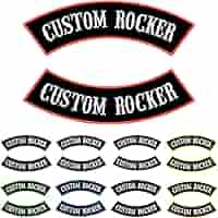 Custom Name Badge Custom Embroidered Name Tag Patch For Motorcycle Vests, Jackets & Bags – Sew-On Badge Name Patch - Foto 10