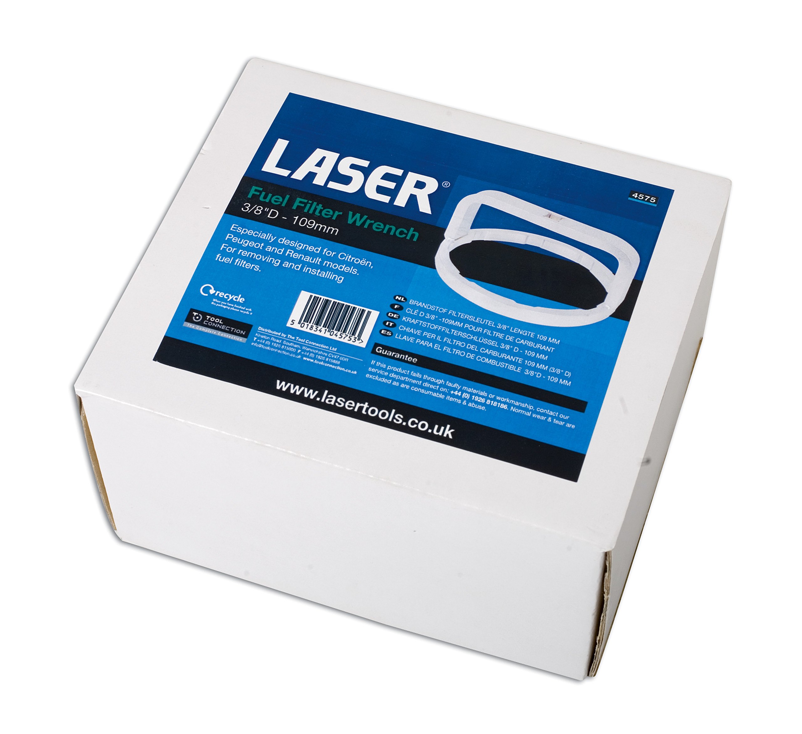 LASER TOOLS 4575 Clé de filtre à carburant noir