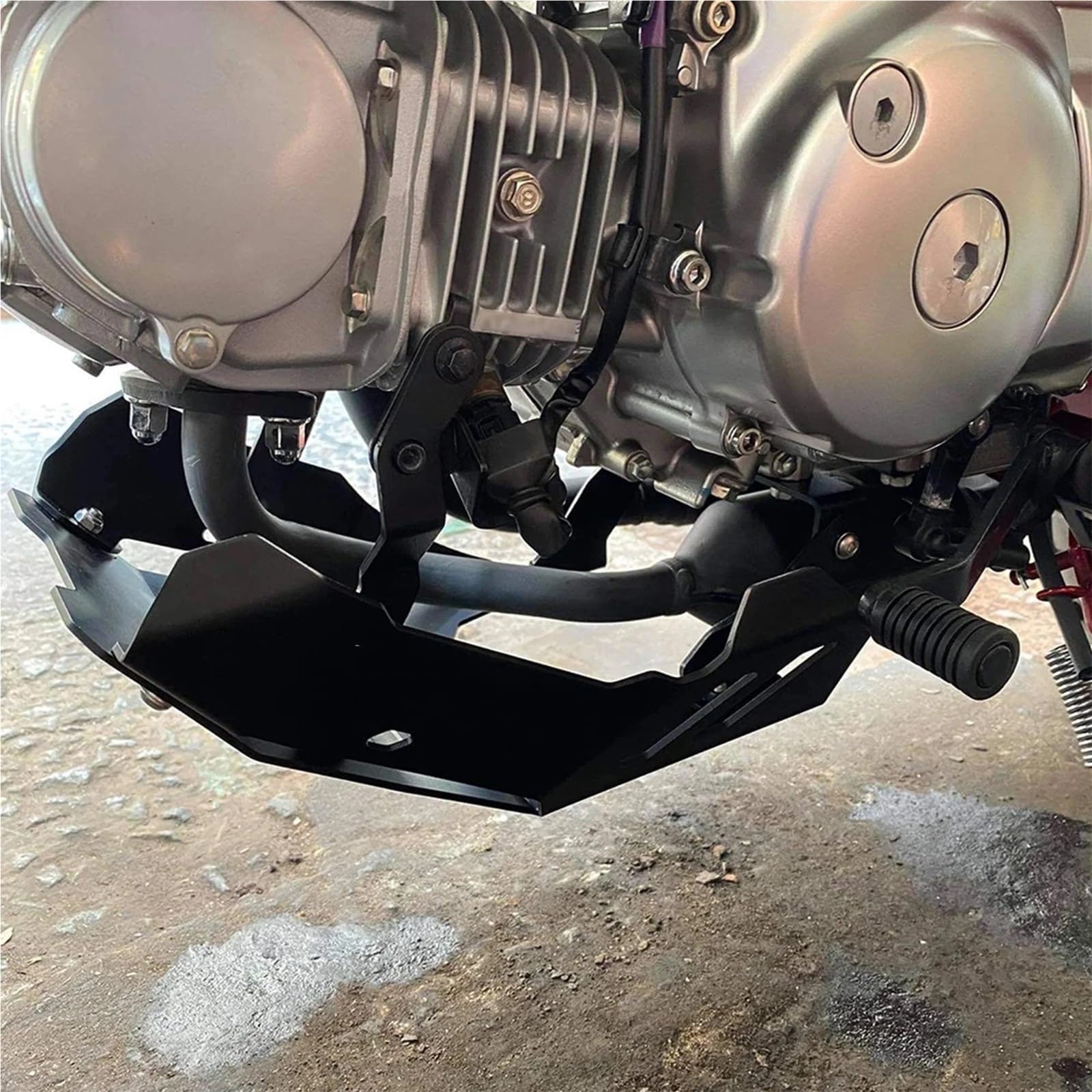 Osłona Podwozia Motocykla Do Monkey 125 2021-2023 Akcesoria motocyklowe Osłona podwozia silnika Osłona Dolna płyta osłaniająca Podwozia Motocykla(Silver)
