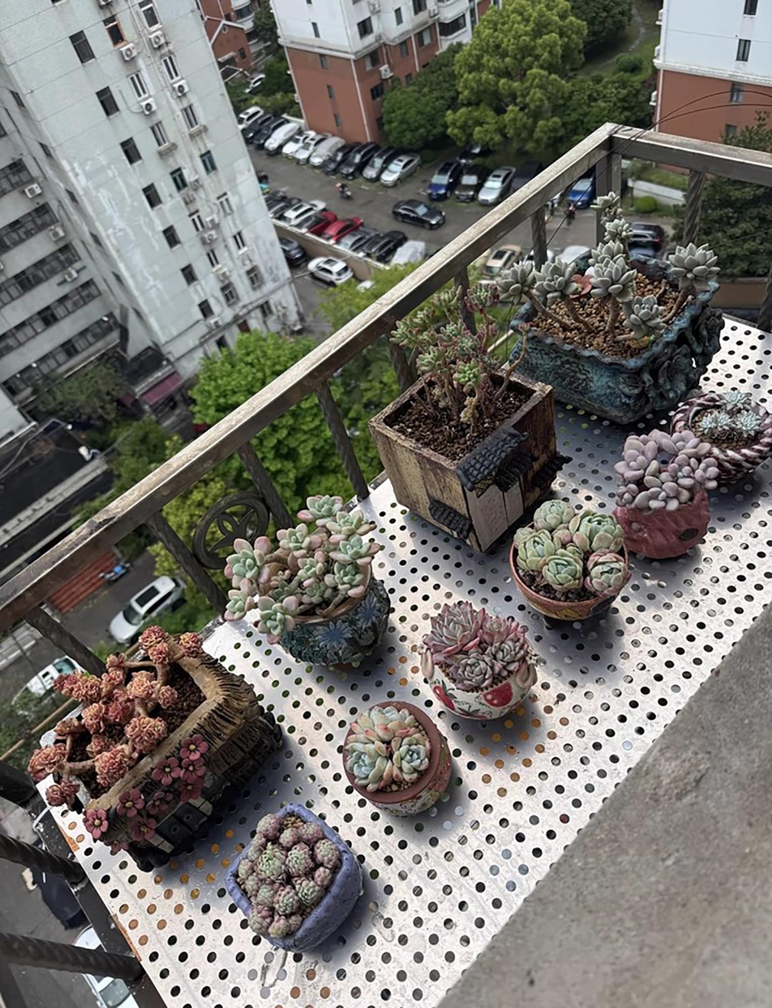 Siatka ochronna na balkon ze stali nierdzewnej, perforowana blacha 304, ochrona przed upadkiem, siatka ochronna dla dzieci i zwierząt domowych (30 x 200 cm)