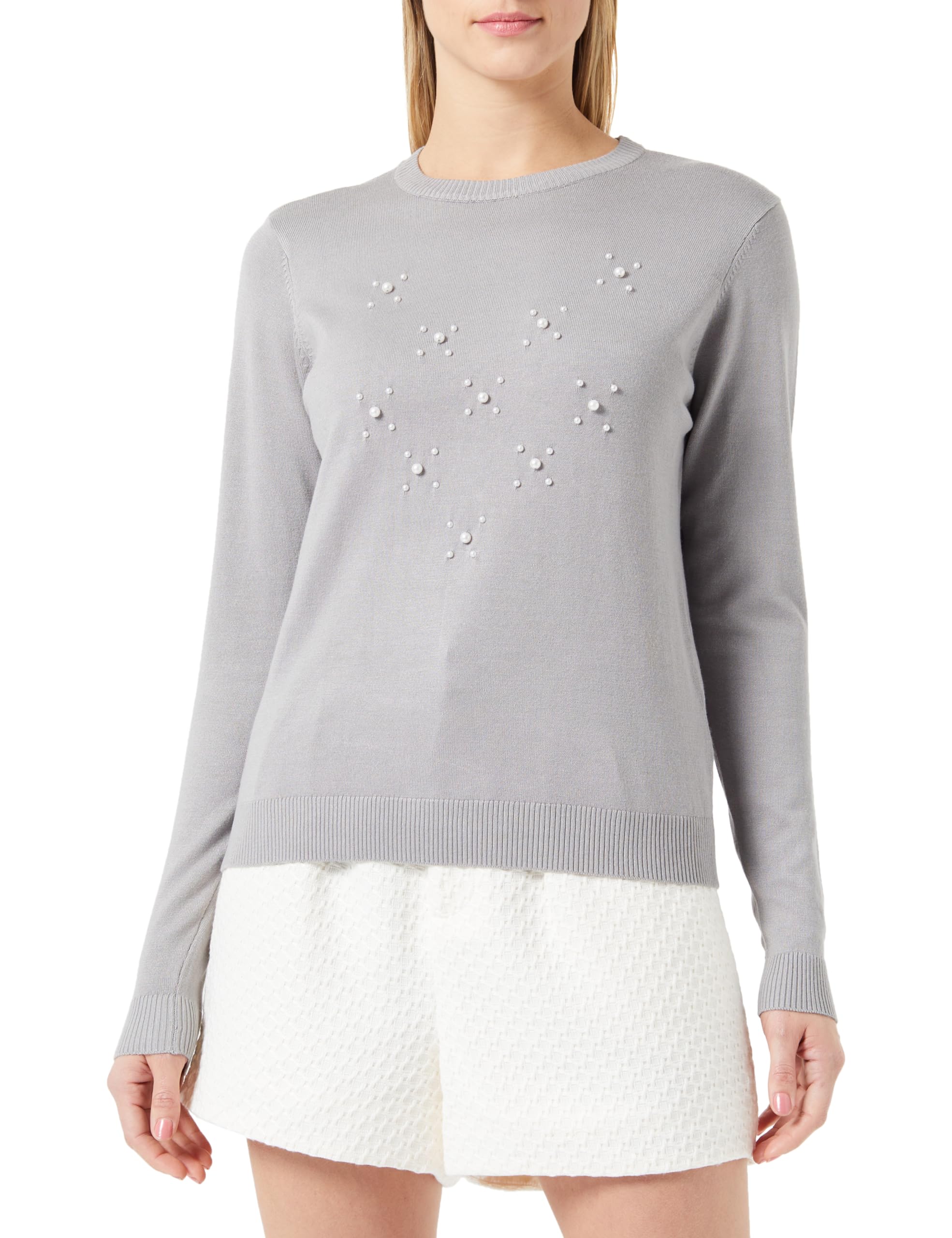 nascita Jersey de Punto para Mujer 11026733-na03, Gris, M Sudadera
