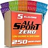 All Sport Variety Zero Powder Sticks, sin azúcar, electrolitos, 250 unidades | Paquete variado All Sport sin azúcar, sobres de hidratación, mezcla para bebida deportiva sin calorías, solo agrega agua 1