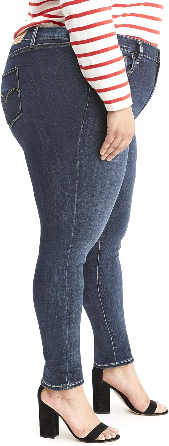 721 High Rise Skinny Jeans (Also Available in Plus) Plus Size 35 Regular Blue Story