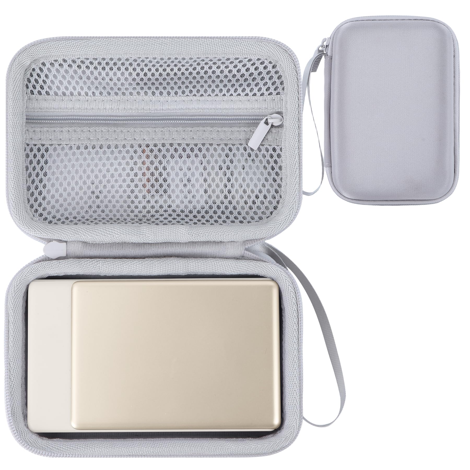 twarda obudowa kompatybilna z Liene Pearl N200 Pro przenośna mini drukarka fotograficzna sublimacyjna (szara)