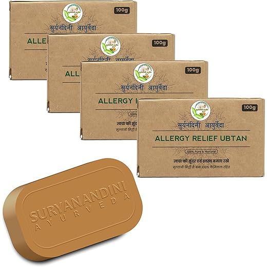 SURYANANDINI Allergy Relief Soap 100gm Pack of 4