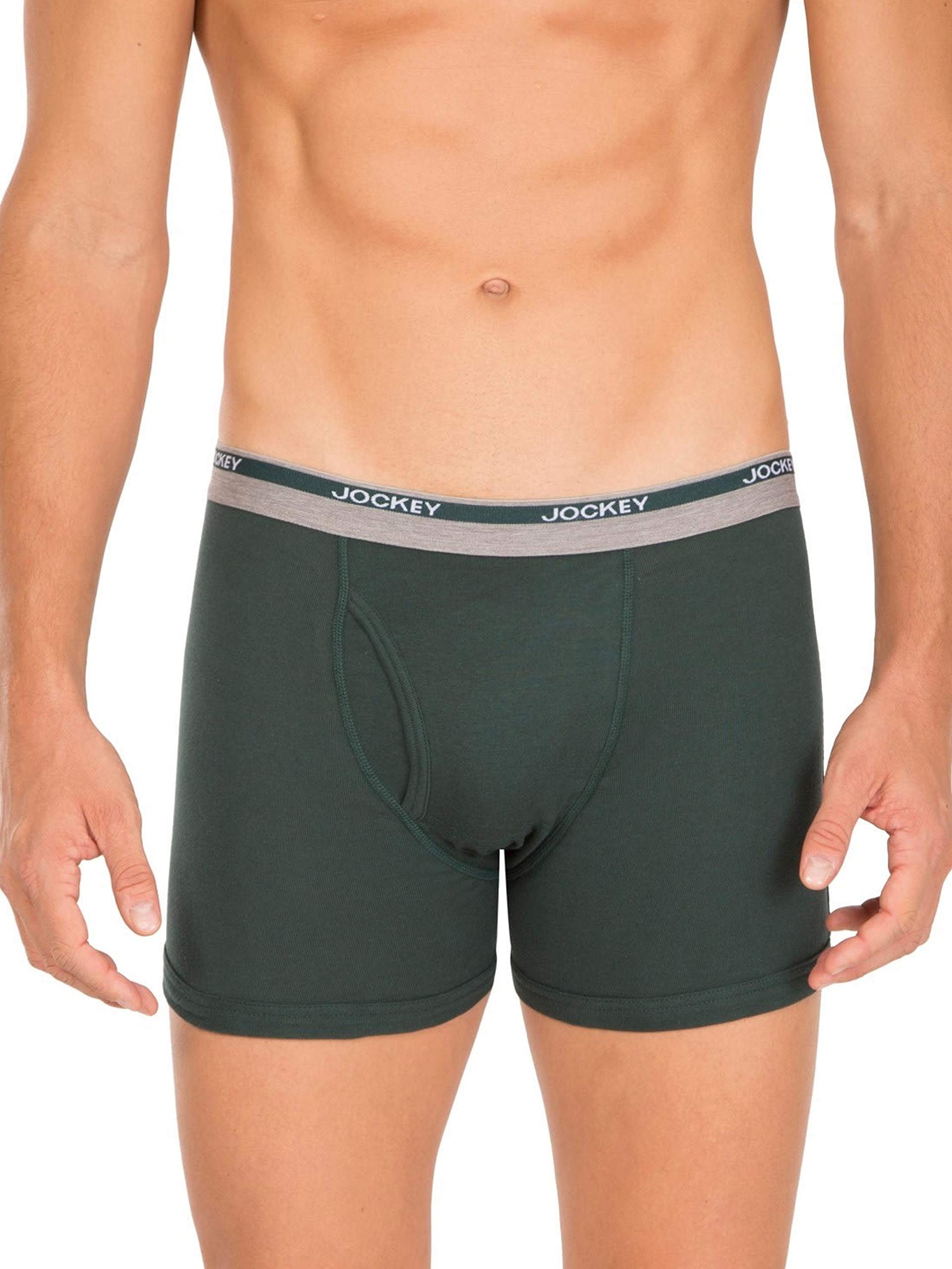 Jockey Mens Cotton Boxer Brief (Pack of 2) (8901326132265_8009_Small_Bottle Green) (Color & Prints May Vary) (B01ENC19K0) Amazon Price History, Amazon Price Tracker