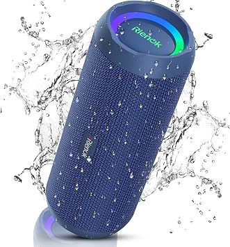 RIENOK Bluetooth Speaker 30W Wireless Speaker Portable Dual Pairing HD Stereo Sound IP67 Waterproof Bluetooth 5.0 Outdoor Sport Speaker