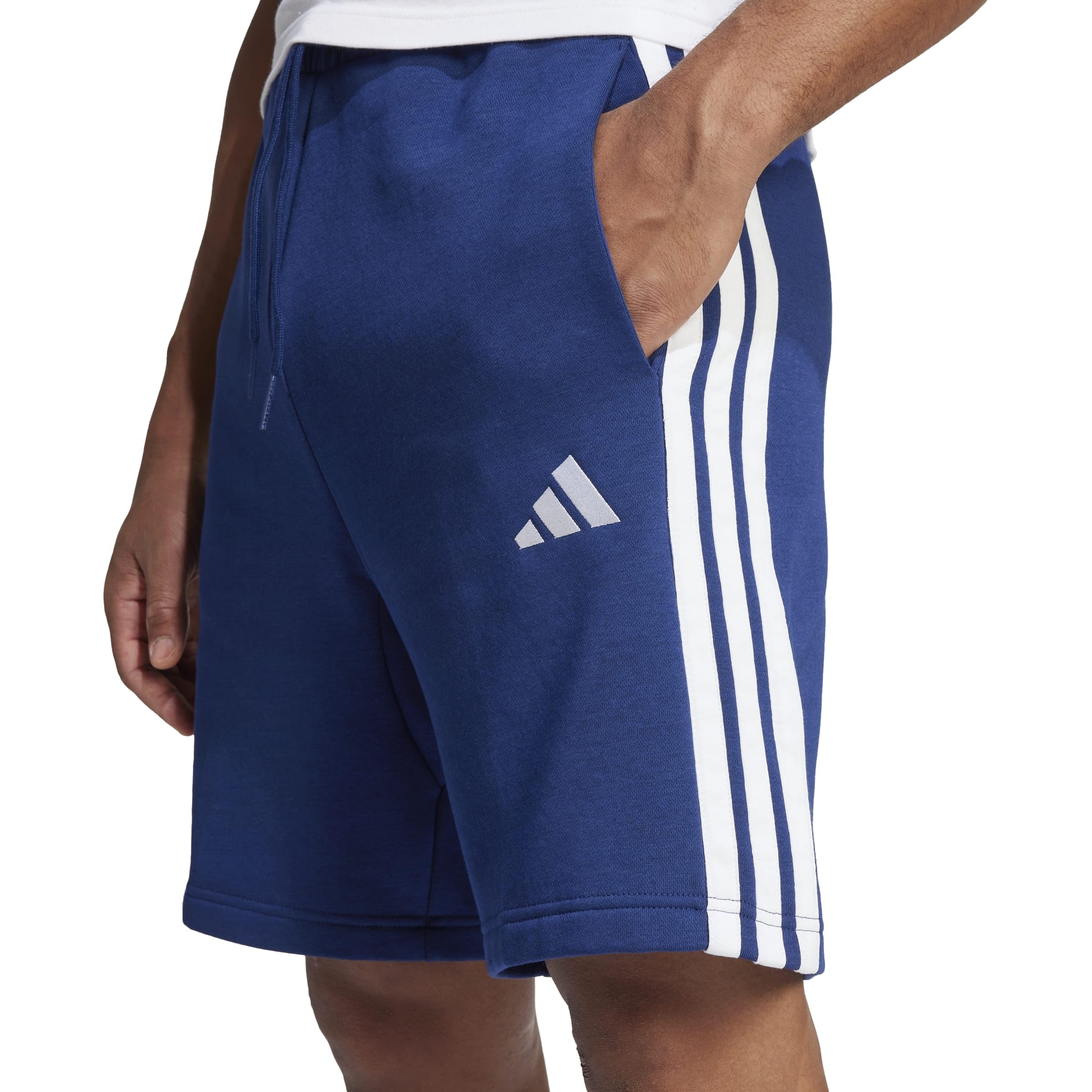 adidas Essential Three Stripes Fleece Short - Pantalones Cortos Hombre — view 4