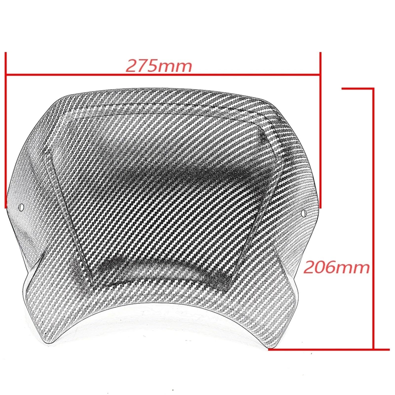 Osłona przeciwsłoneczna Przednia płyta motocyklowa Vintage deflektor szyby przedniej do YAMAHA XSR700 2016-2022 XSR 700 XTRIBUTE 19-21 XSR900 16-21 Deflektor motocykla(Carbon XSR700)