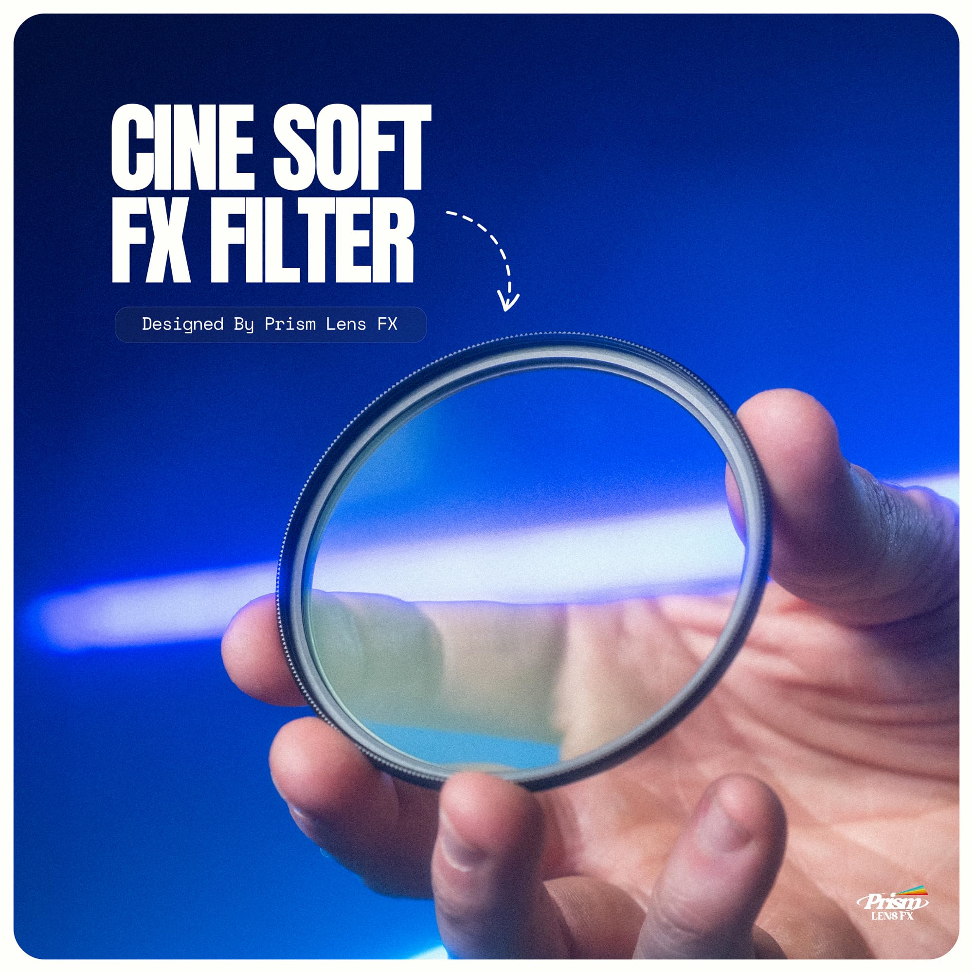 Prism Lens FX Cine Soft FX Filtro | Rosca circular de 77 mm | Difusión de fuerza 1/2 | Crea una suavidad cinematográfica y brillo a los reflejos | Reduce las imperfecciones y las imperfecciones