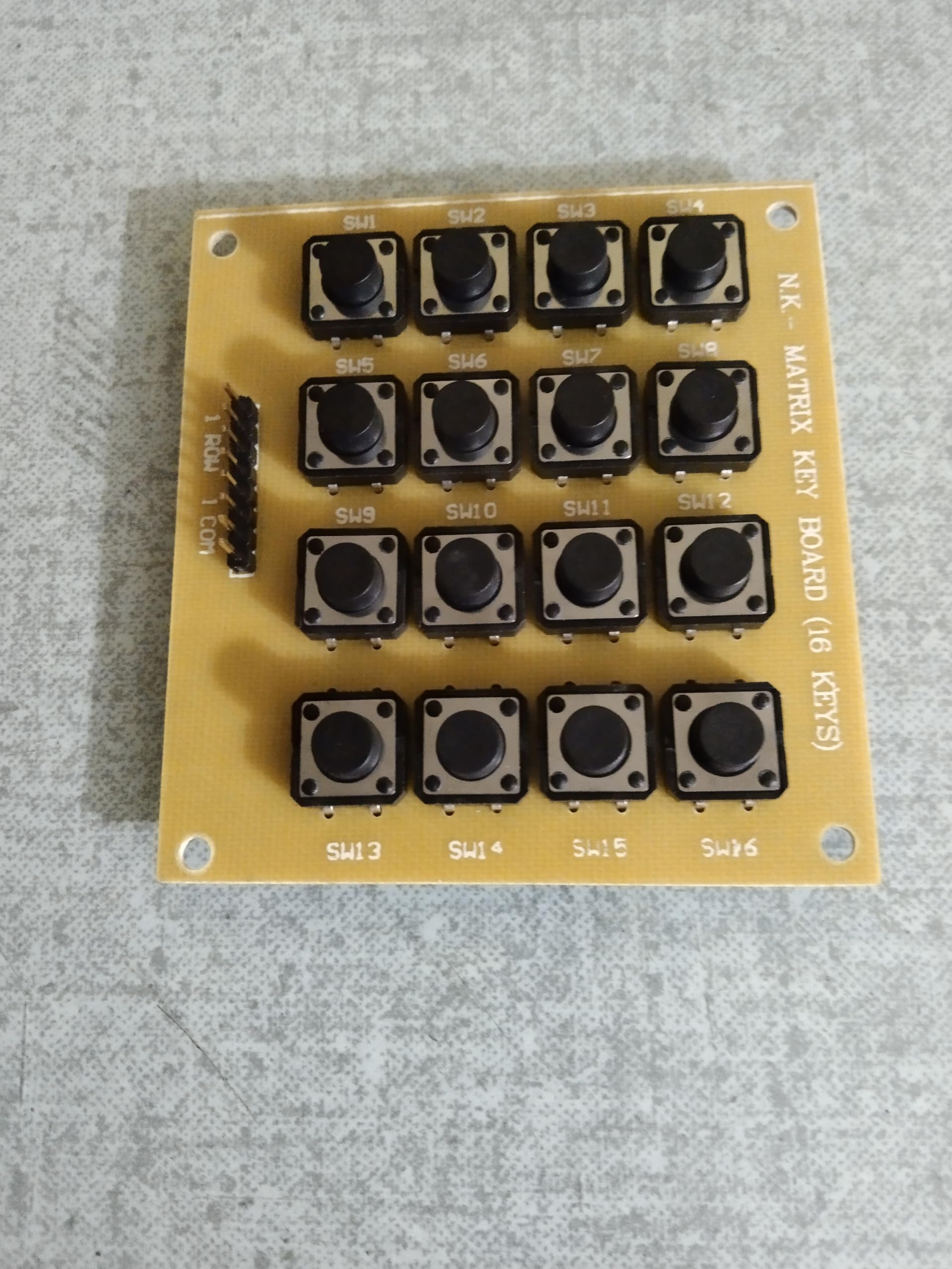 N.K.ELECTRONICS A Set of 2 (4x4) Matrix Button Keypad(Tactile Switch) for Arduino & Raspberry Pi-picture-40