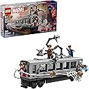 LEGO Marvel Spider-Man vs. Doc Ock Subway Train Scene - Action Figures Kids Toy - Spider-Man Building Toy for Boys & Girls, Ages 9+ - Marvel Collectible with 4 Minifigures - Birthday Gift Idea- 76321