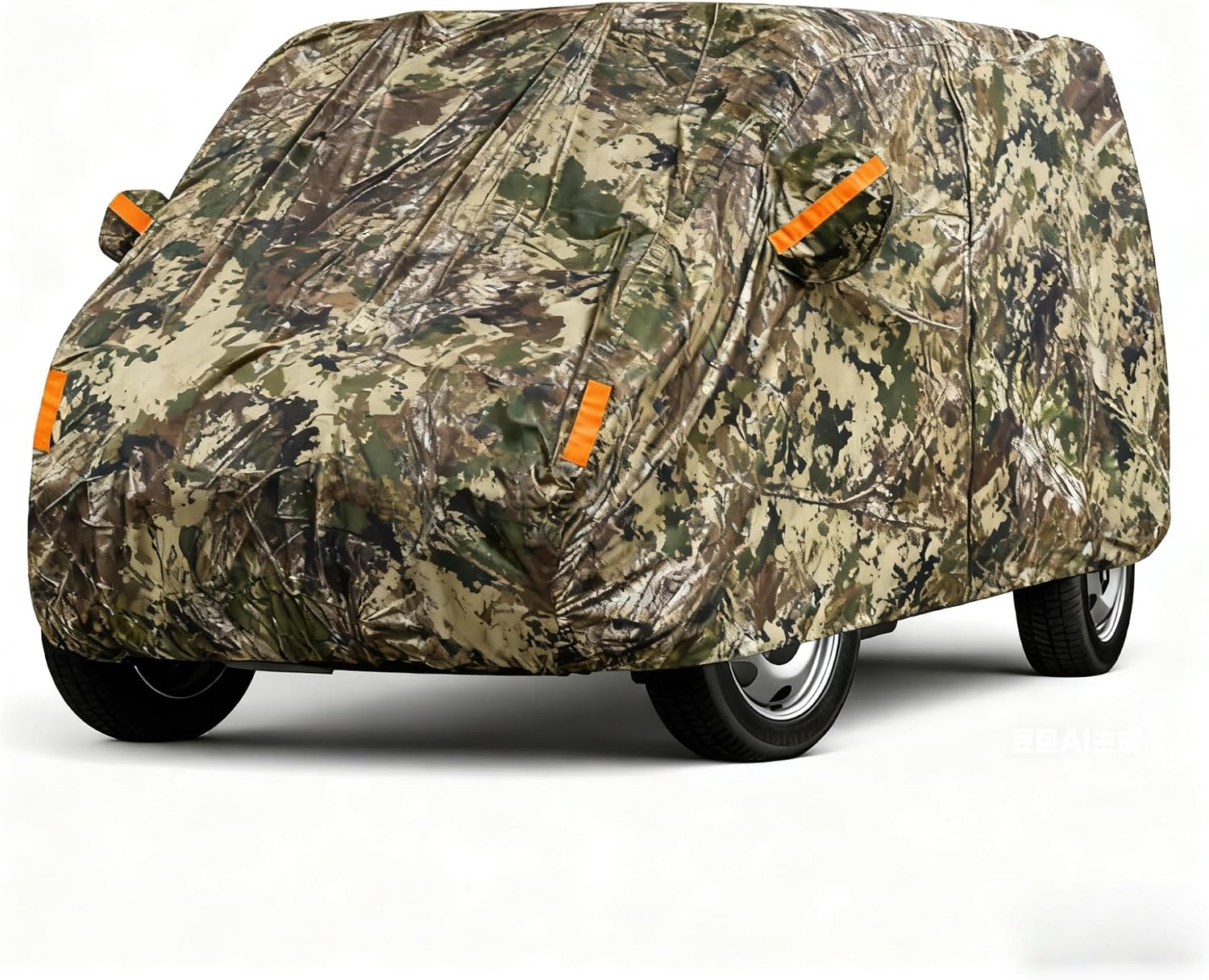 Breathable Car Cover Compatible with 2026 Renault Kangoo Express Mini Cargo Van 4-Door, All-Weather Windproof Snowproof Exterior Accessory with Zipper