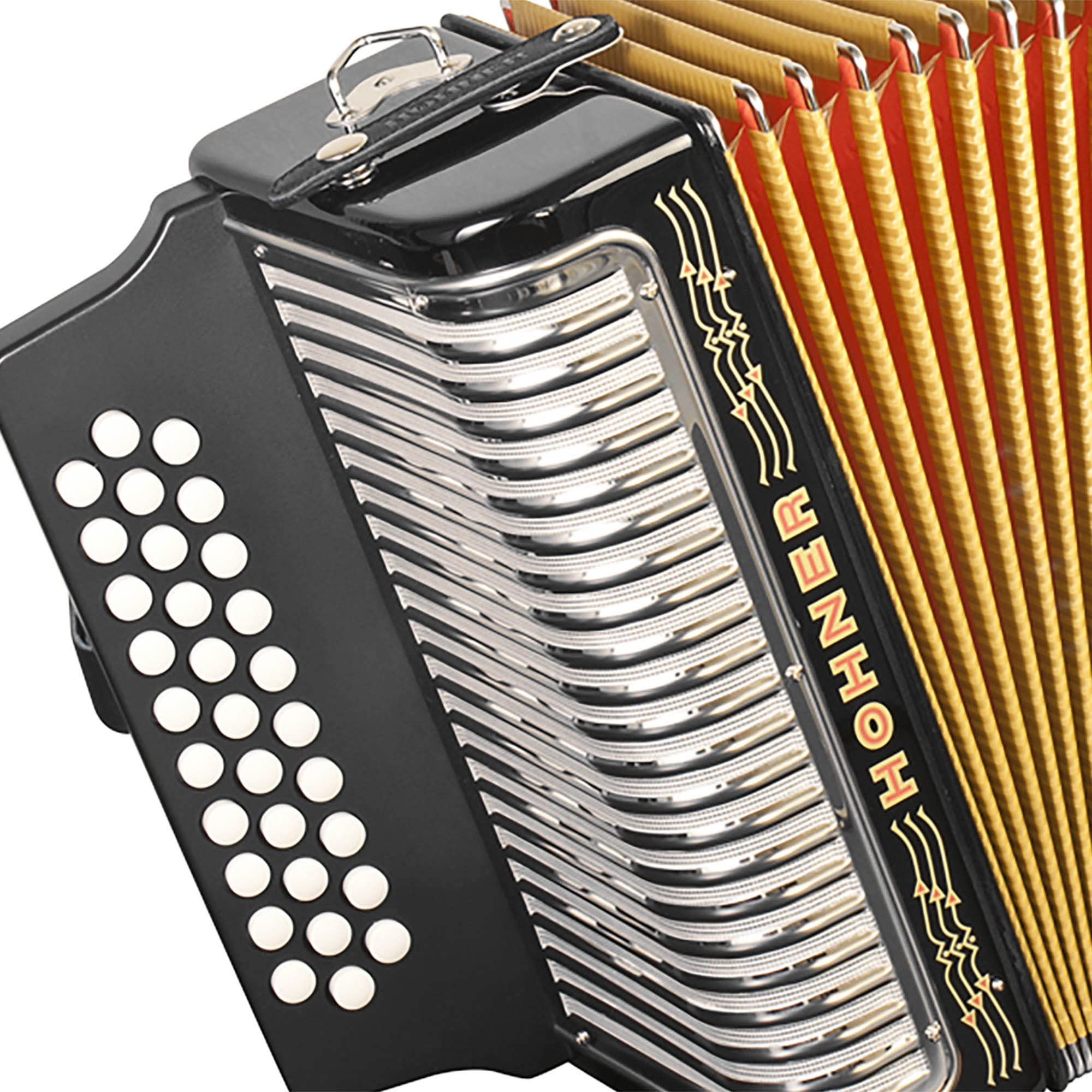 Hohner nova Ⅱ 48 アコーディオン ブラック 専用ケース付き HOHNER NOVA II/80A 【アコーディオン】 - 谷口楽器