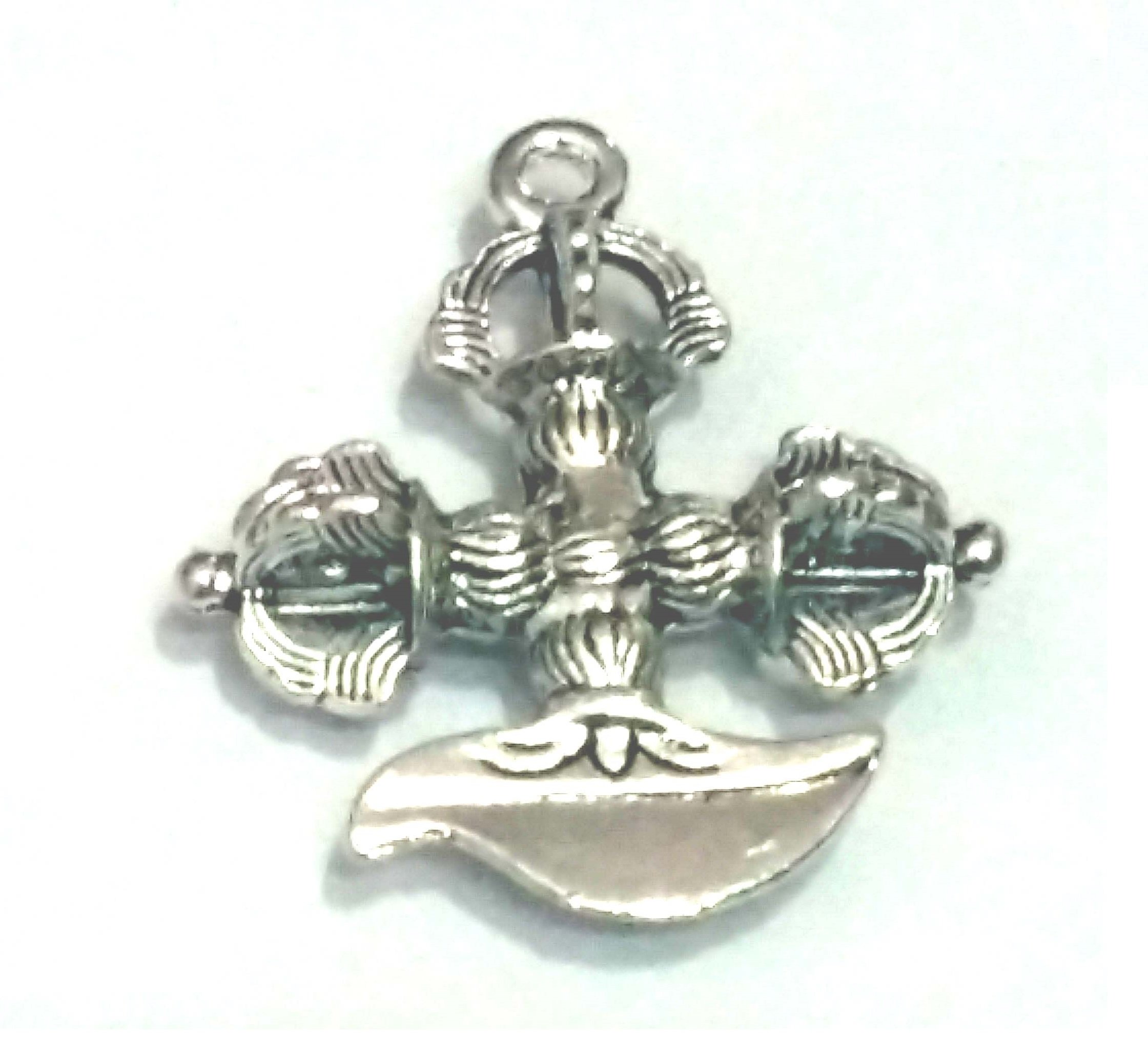 astroghar Double Dorje Buddhism Kartika Knife Amulet Pendant for Lucky and Prosperity Men & Women-picture-46