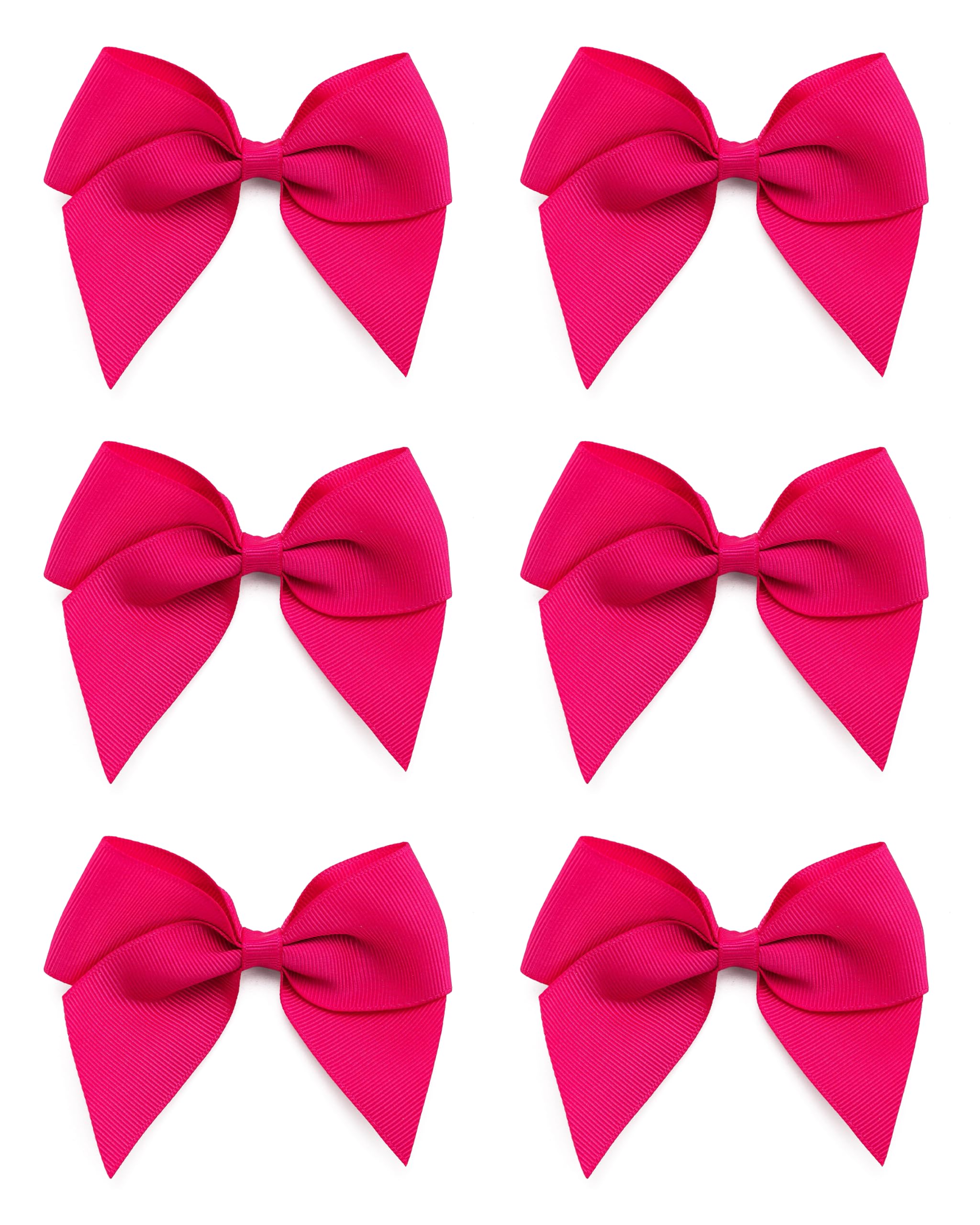 Italian Options Large Grosgrain Ribbon Bows Self-Adhesive Fabric Bow Decorations for Gift Wrapping Hampers Christmas Hair Bows Crafts Cakes Crafting Accessories Cerise 12 Pack 10 cm