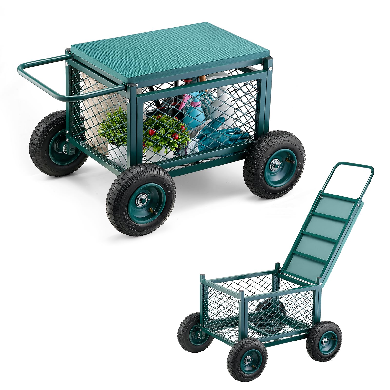 vevor siège de jardin roulant – Image 1