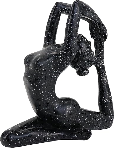 Estatuas de yoga para decoración de habitación, escultura de decoración de mesa zen para accesorios de meditación, pequeñas figuras estéticas para