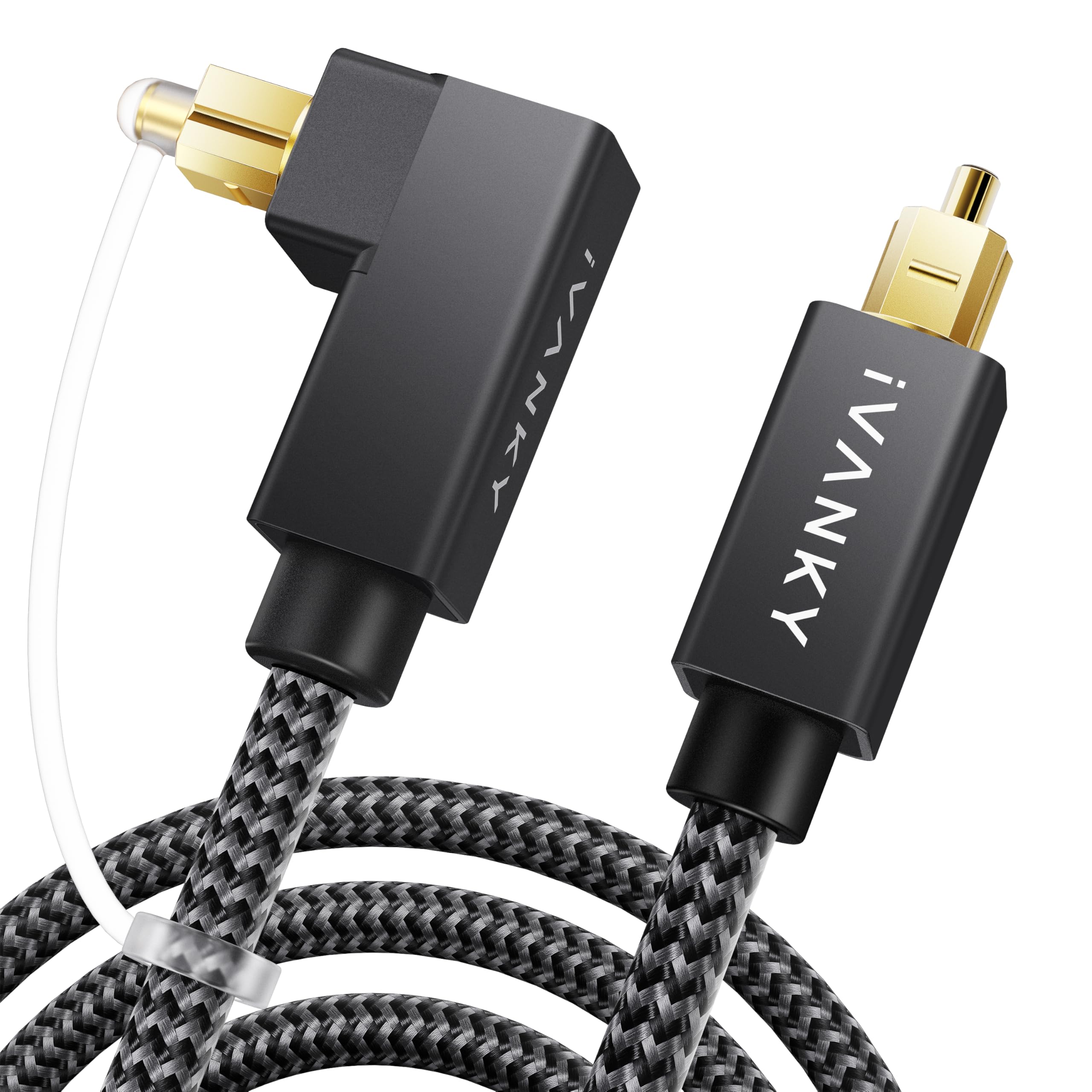 Photo 1 of IVANKY Right Angle Optical Audio Cable 10ft