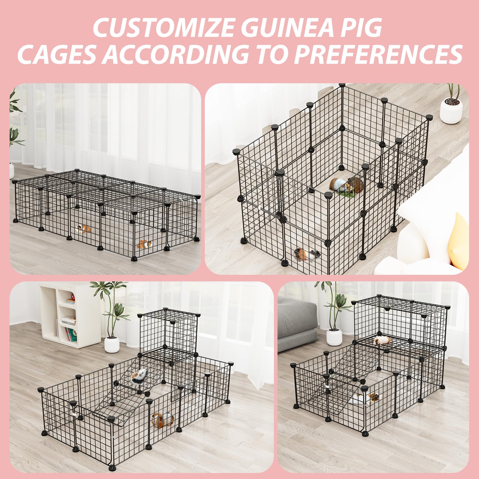 Guinea Pig Cages - Expandable Playpens -4