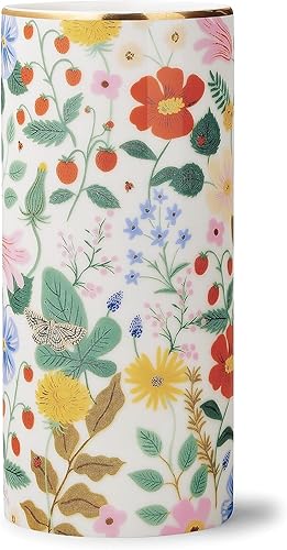 Miniatura 2 de RIFLE PAPER CO. Strawberry Fields - Jarrón de porcelana para decoración de habitación y hogar, ilumina una sala de estar, mesa de cocina o granja,