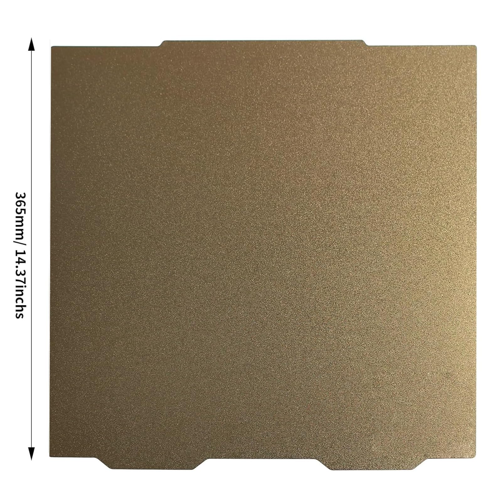 Build Plate Double-Sided Powder Textured Build Plate - 365x365mm Spring ...