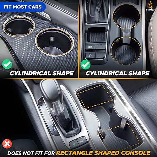 Miniatura 3 de Econour Expansor de portavasos para automóvil  Se adapta a Hydro Flasks, Yeti, Nalgene y botella de agua grande (32 40 onzas)  Soporte para teléfono