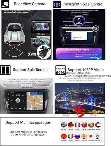 Miniatura 8 de Para Nissan March Micra 2010-2013 Android 11 Radio estéreo para coche 9 pulgadas pantalla táctil Autoradio Bluetooth con CarplayAndroid Auto WiFi
