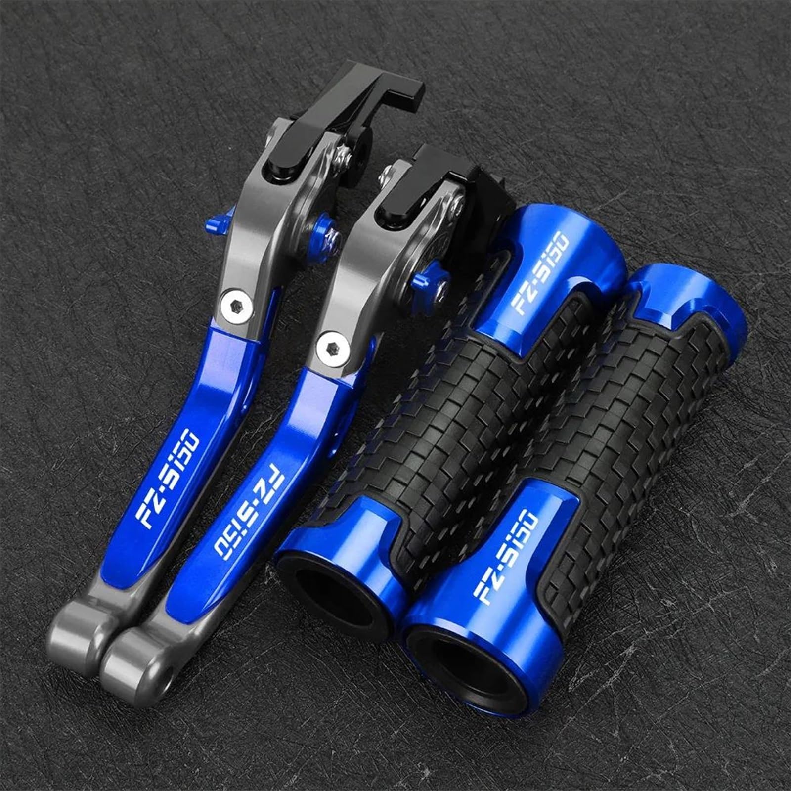 Tgvselpj Blue 3 Motorcycle Part Motorcycle Adjustable Handle Parts Folding Extendable Brake Clutch Levers For Y-Amaha Fz-S150 Fzs150 2015-2016(Blue 3)