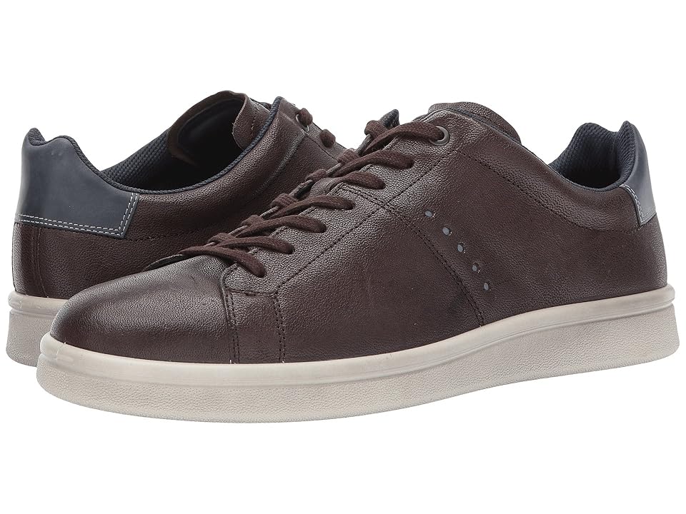 

ECCO Kallum Casual Sneaker (Coffee/Marine) Men's Lace up casual Shoes, Brown