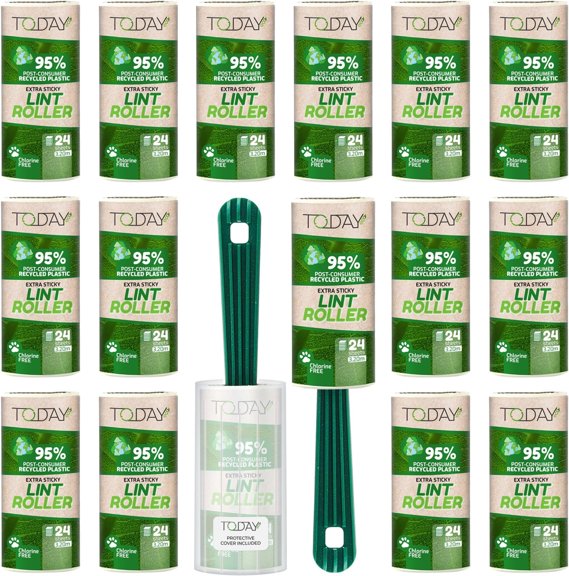 Ikea Lint Remover Replacement Rolls, 12 Pieces, Paper, Manual Operation