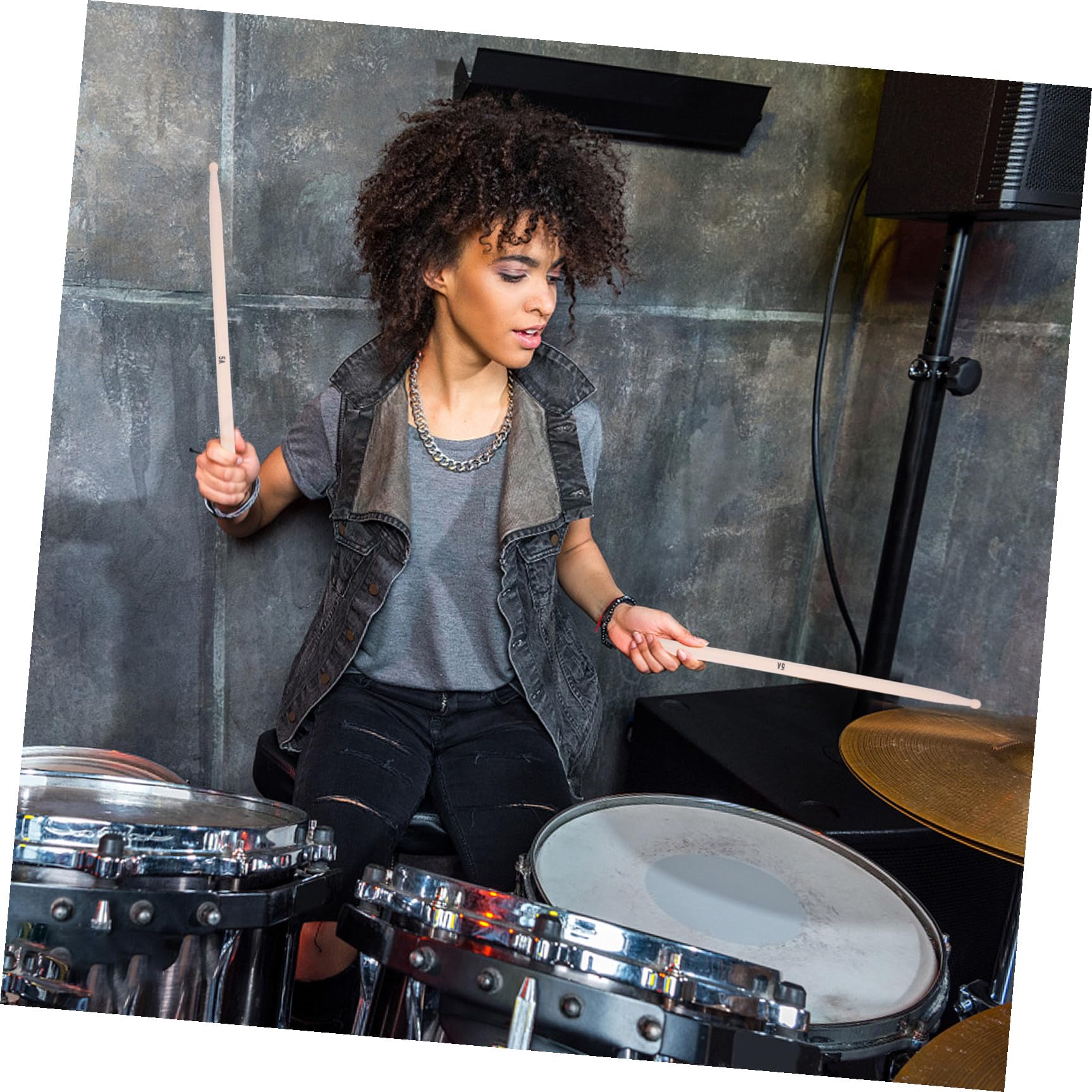 TOYANDONA 20pezzi Bacchette Per Batteria Legno Di Acero Strumenti Musicali Professionali Per Musicisti Di Bacchette Resistenti e Pratiche Per Principianti e Professionisti