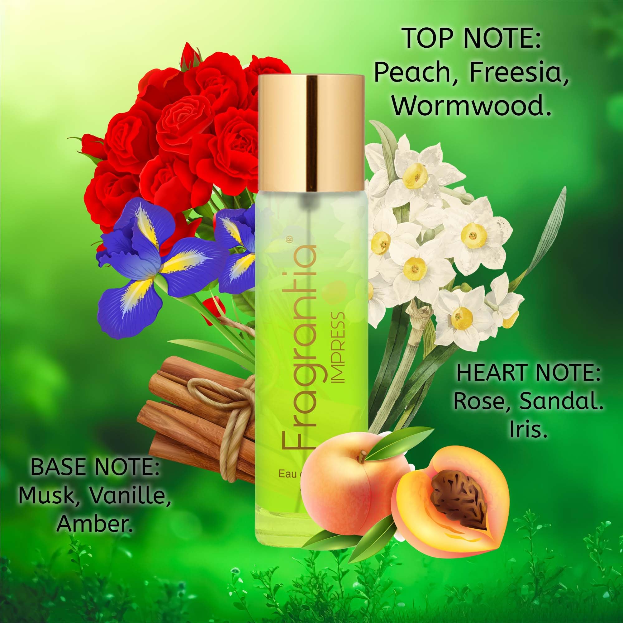 Buy Fragrantia Impress EDP Perfume for Women | Floral, Fruity