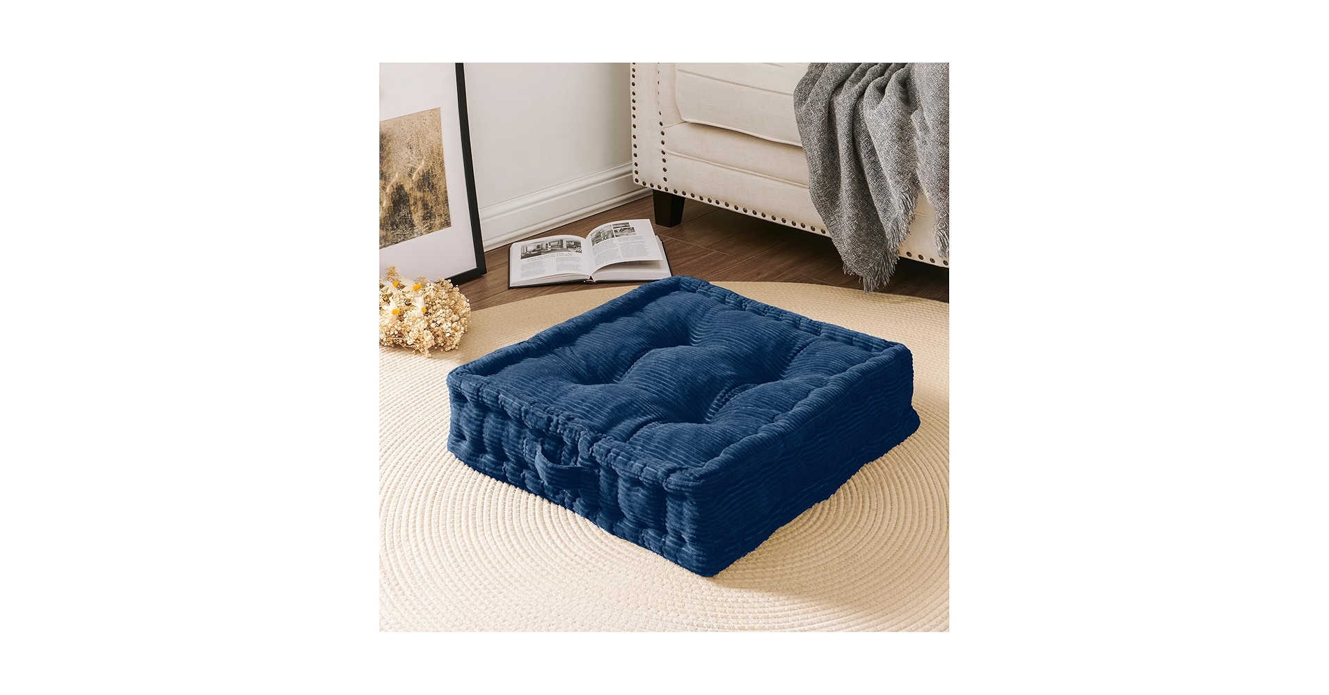 Amazon.com: Wellsin Square Floor Pillows for Adults Kids