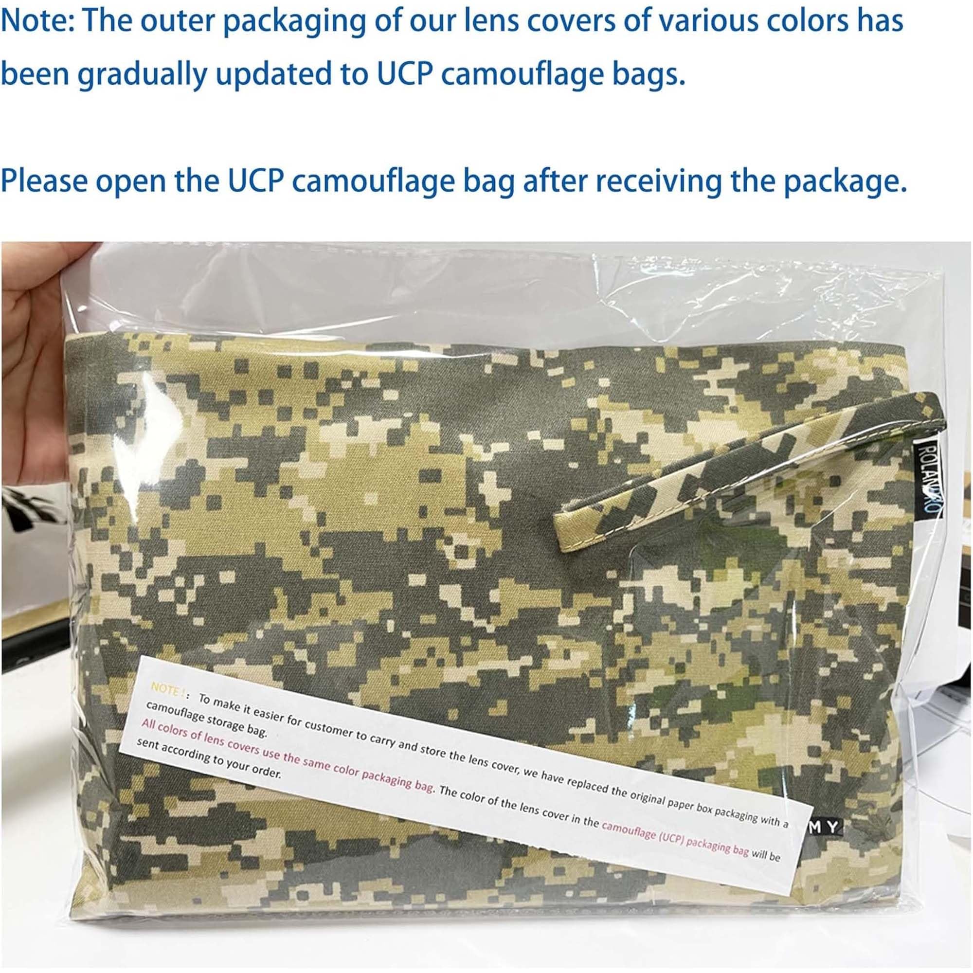 ROLANPRO Housse de Protection pour Sony FE 300mm F2.8 GM OSS, Manteau Camouflage Objectif Anti-Rayures Photographie Animalière - #49 Herbe Séchée