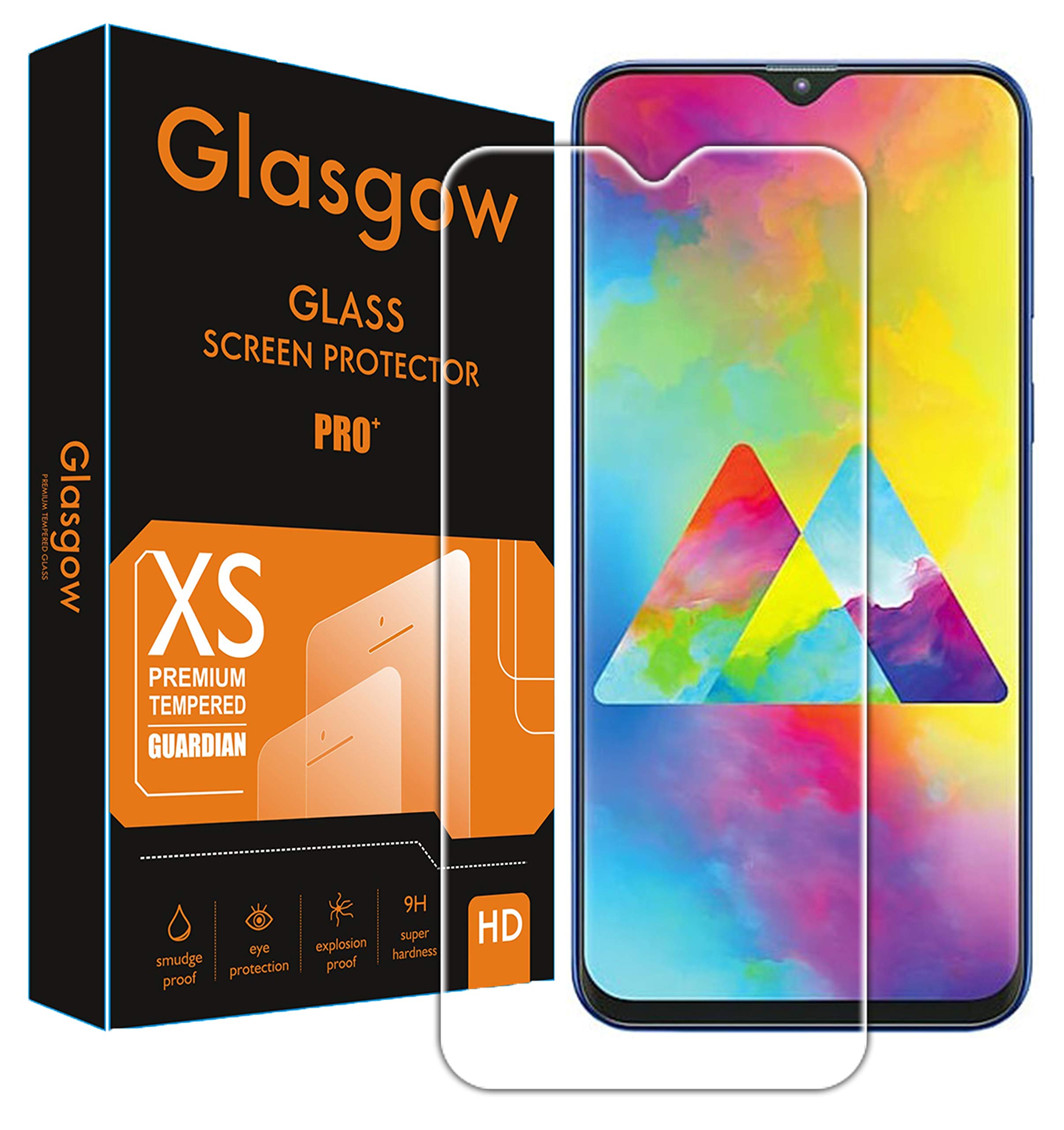 Glasgow |For Samsung Galaxy M01 | Tempered Glass Screen Protector Guard | Bubble Free Installation | Gorilla (B08GJJ99P7) Amazon Price History, Amazon Price Tracker