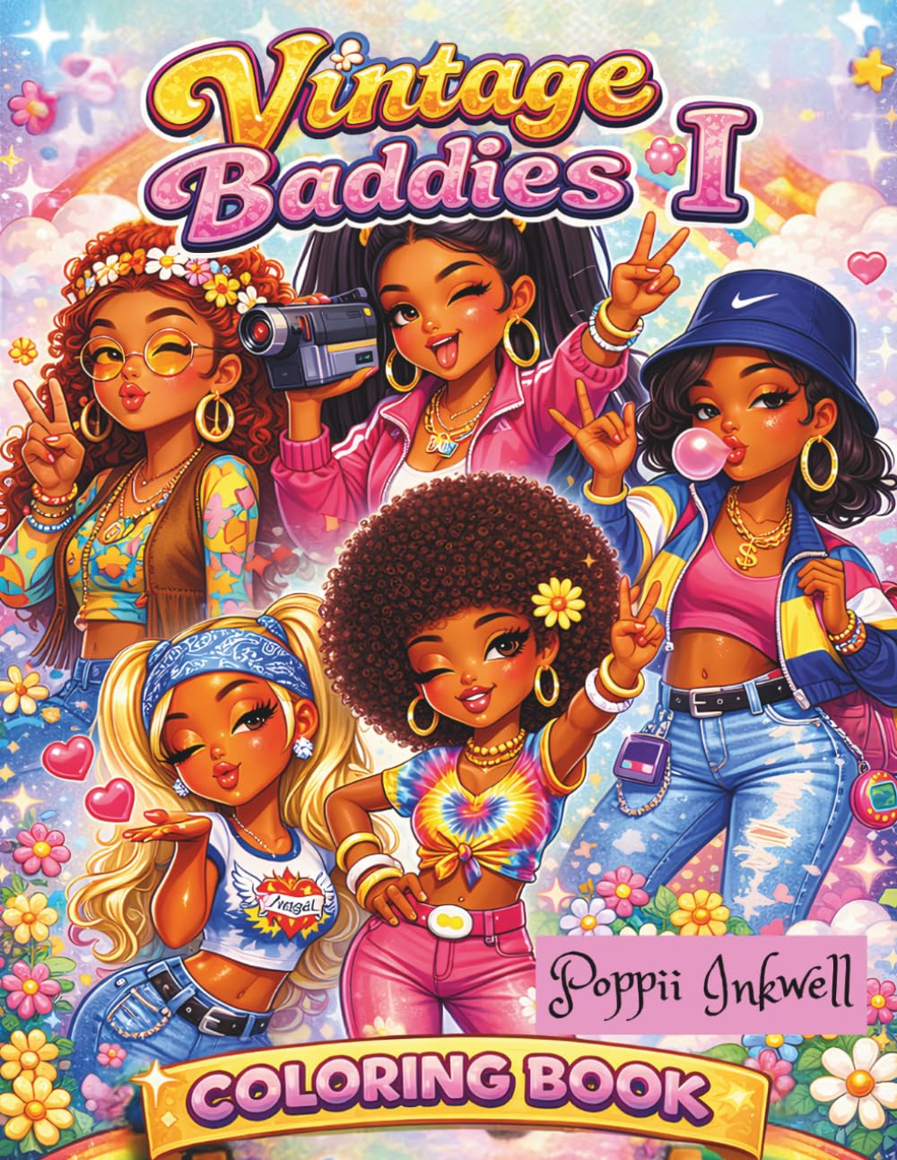 Vintage Baddies I Coloring Book