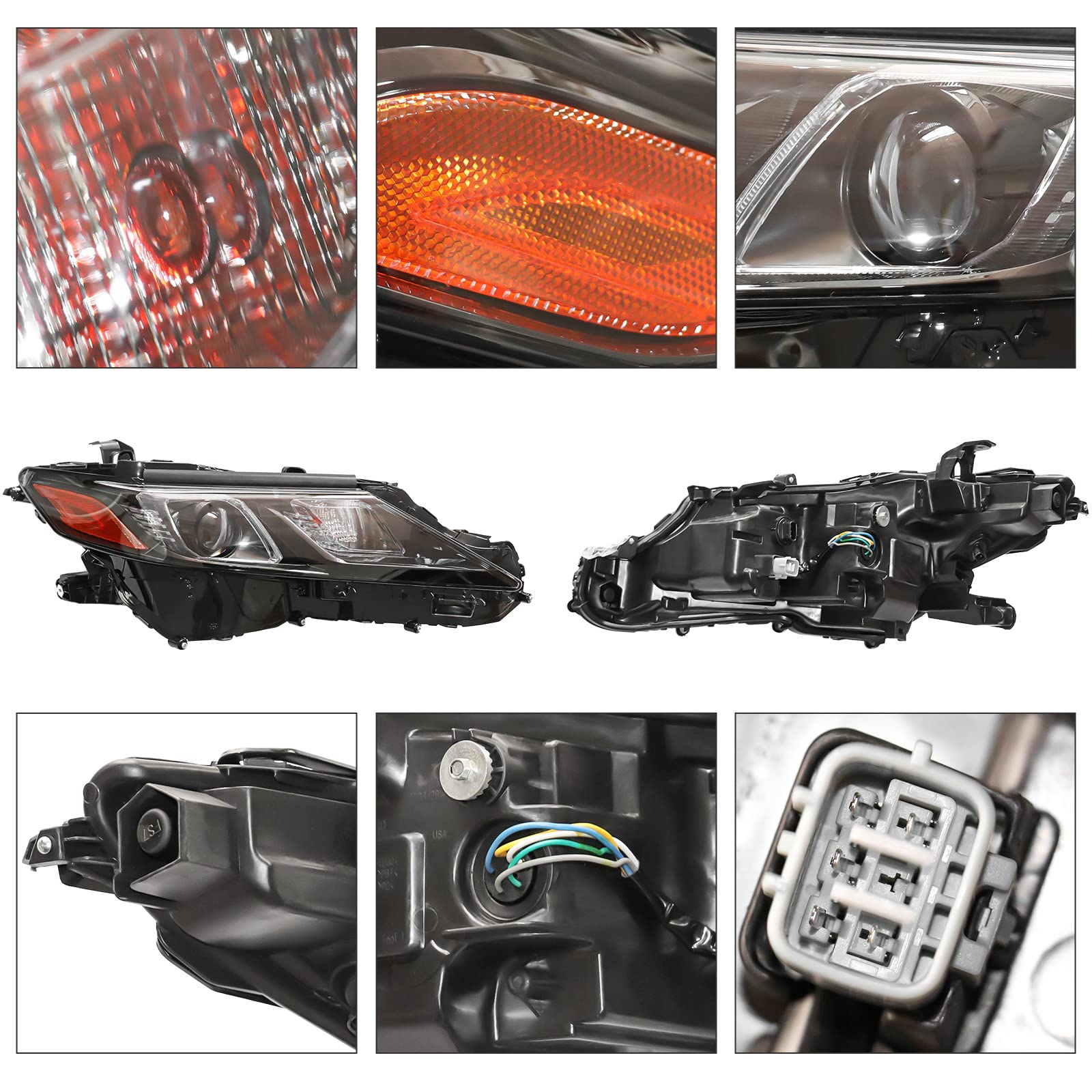 LED Projector Headlight – Right Passenger Side For 2018-2023 Toyota Camry L/LE/SE Models