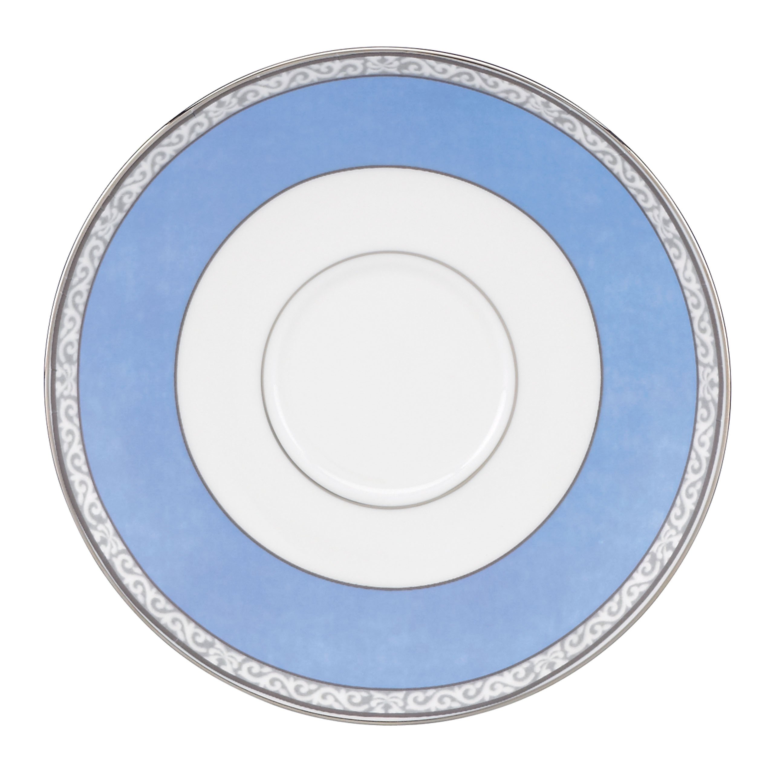 Lenox Marchesa Couture Tea Saucer Sapphire Plume Desertcart