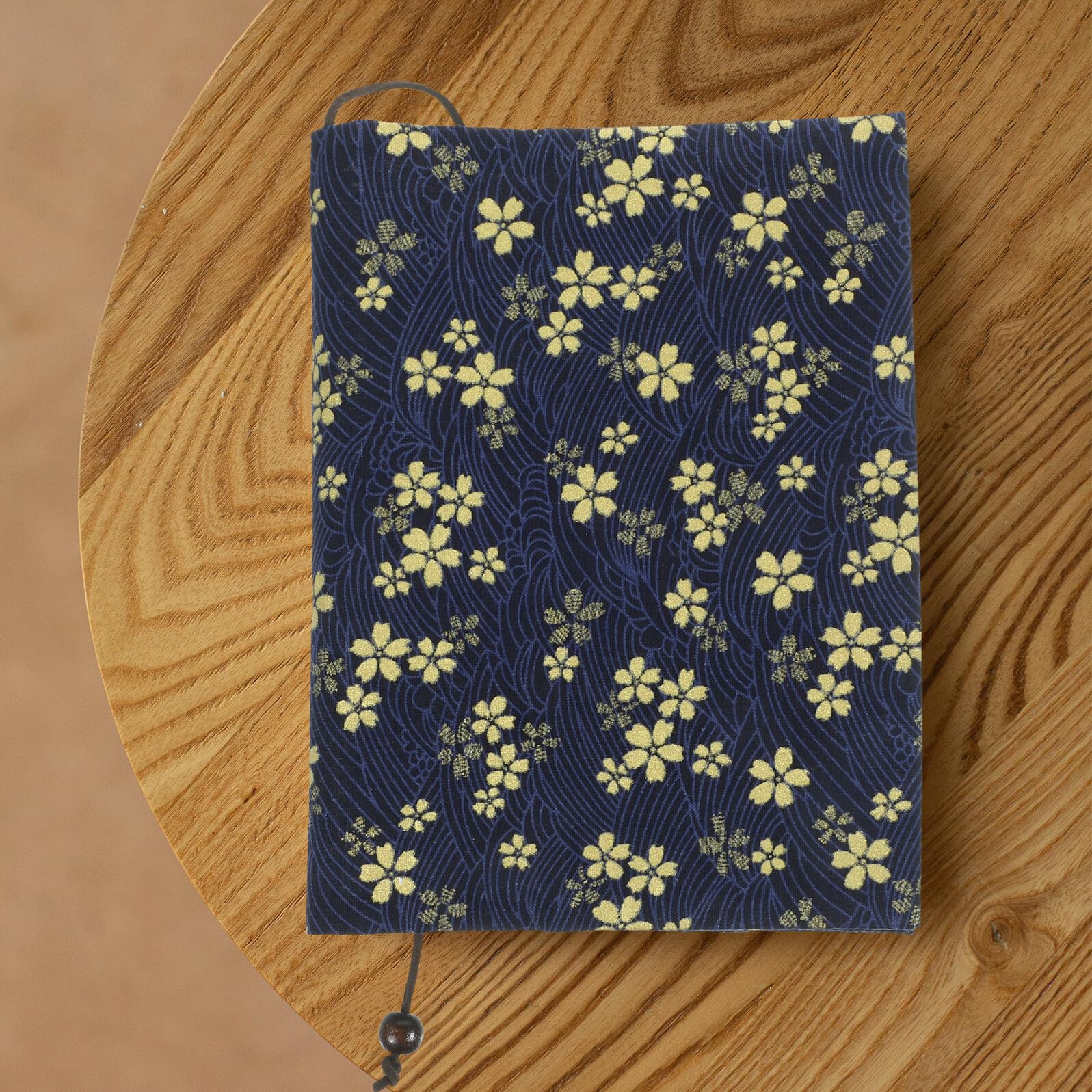 ARTIBETTER 4 pezzi Copertina Libro Stoffa Decorativa Protezione Tessile Riutilizzabile per Copertina Custodia Leggera e Resistente per Libri Scolastici e Taccuini