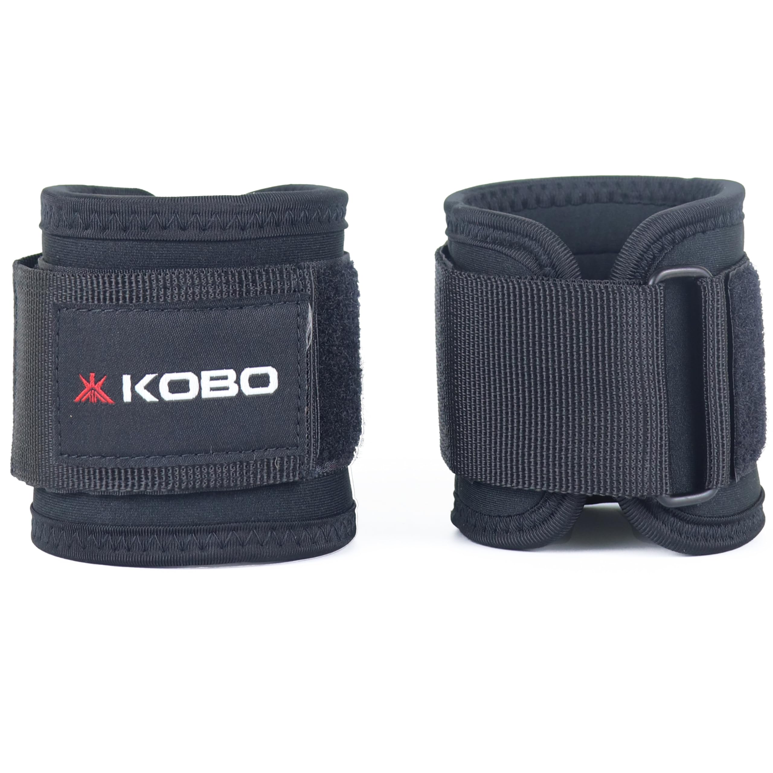 Kobo Power Weight Lifting Training Gym Wrist Straps with Metal Loop Strength Wrap (Imported)-image-21
