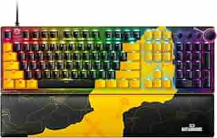 RAZER　Huntsman V2　PUBG コラボキーボード　イエロー Razer Huntsman V2 PUBG: BATTLEGROUNDS Edition Linear Optical