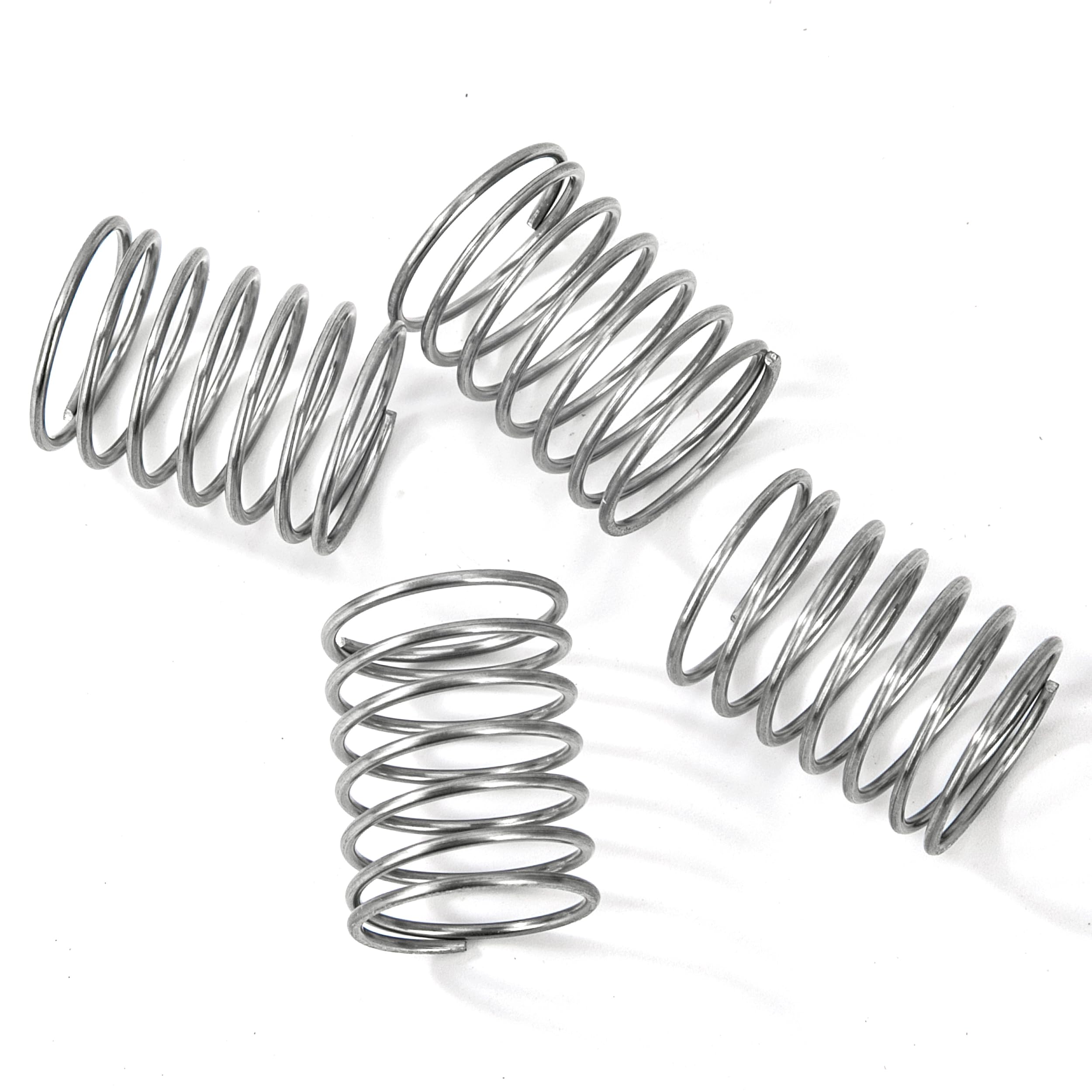 Sprężyny ściskające 20 mm sprężyna ze stali nierdzewnej 304 średnica drutu 1 mm średnica zewnętrzna 16 mm siła sprężyny 0,45 kg 4 sztuki