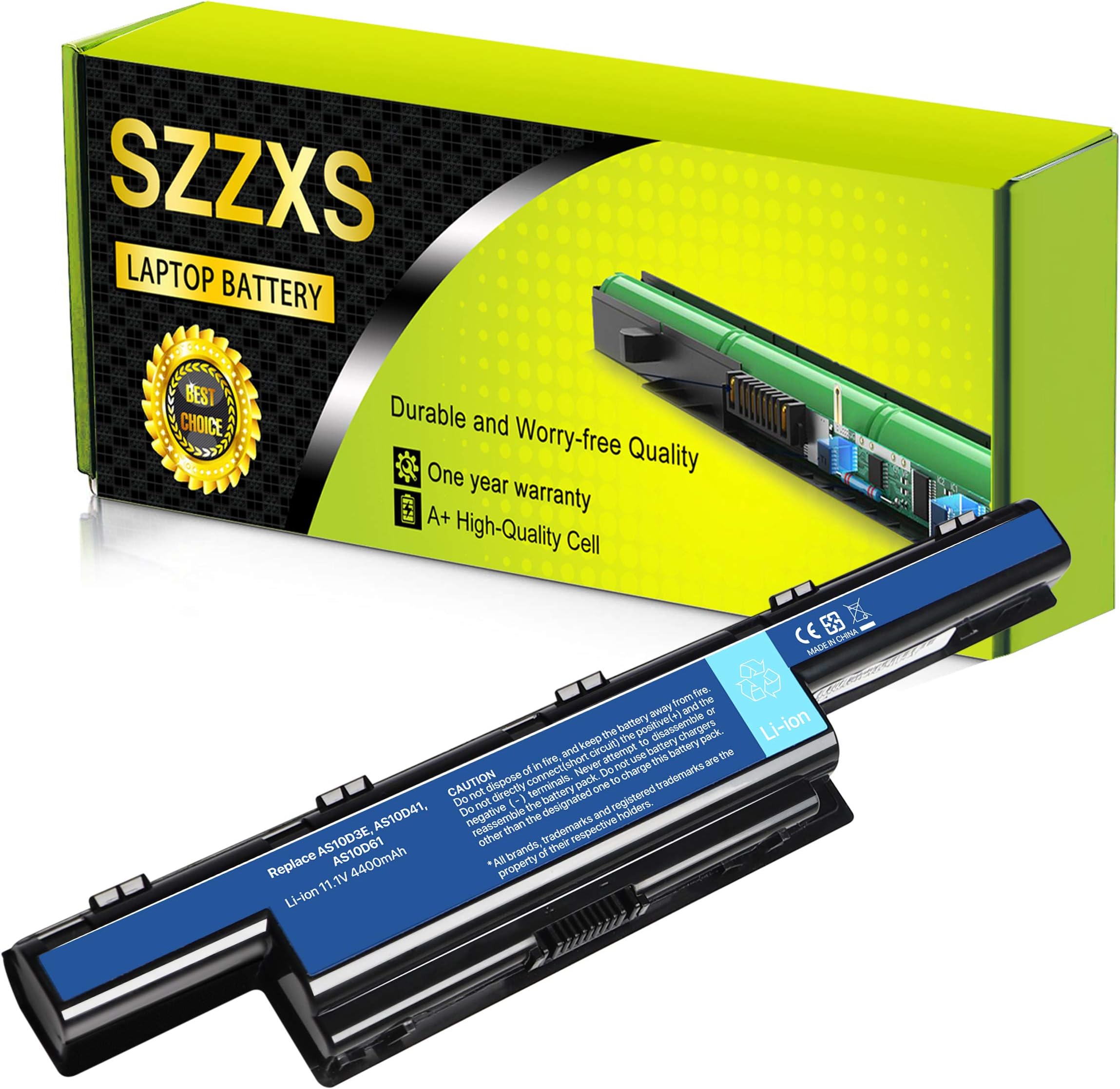 Can replace Laptop Battery AS10D3E AS10D31 AS10D41 AS10D61 AS10D71 AS10D81 for Acer Aspire 4250G 4350G 5741G / TravelMate/ eMachines/ Packard Bell Series [11.1V 4400mAh]